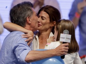 Las fotos del triunfo de Mauricio Macri
